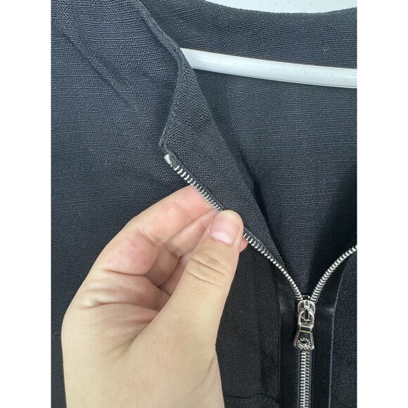 Dolce & Gabbana Black Bodycon Textured Mini Dress Sleeveless Size 40 - Picture 14 of 16